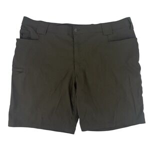 Duluth Trading Co Men's Flex Dry On The Fly Cargo Shorts Olive Green Size 46 EUC